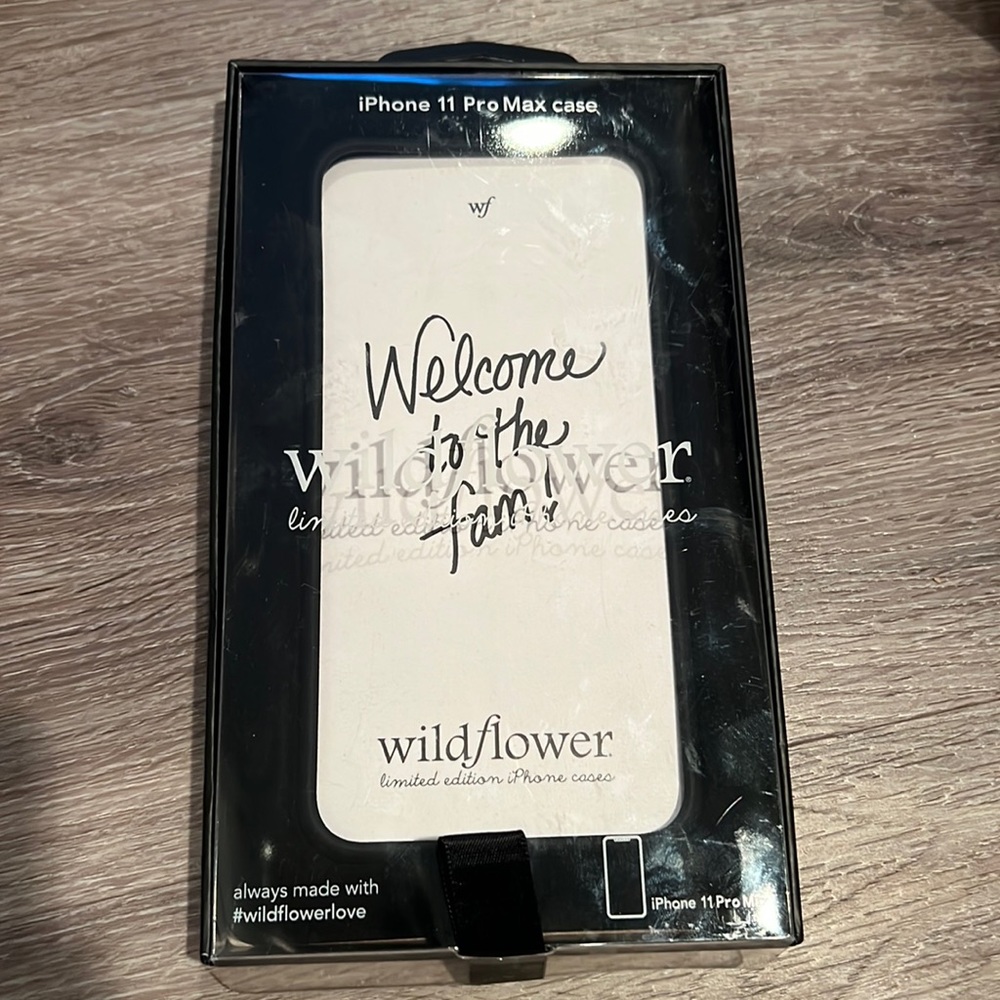 Wildflower iphone 11 pro max case